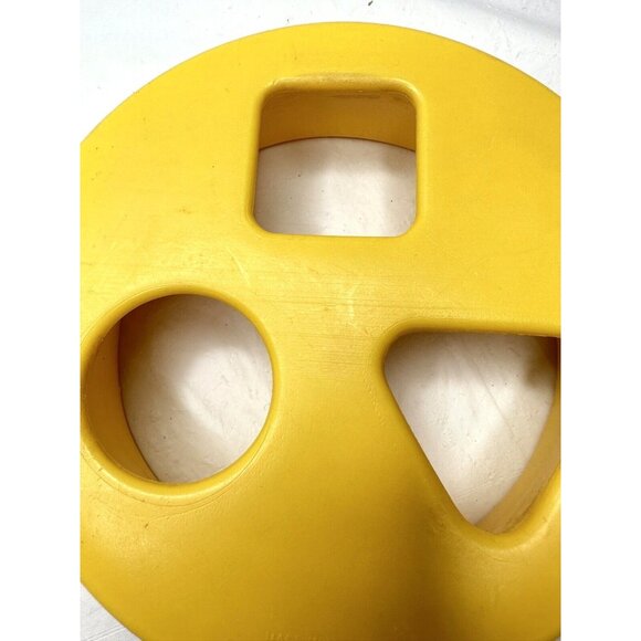 TUPPERWARE Toy Shape Sorter Kids Replacement TOP ONLY MADE IN USA Triangle vtg - Picture 5 of 8